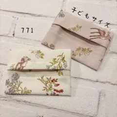 【771】ミニサイズ　ポケットティッシュケース　２個セット