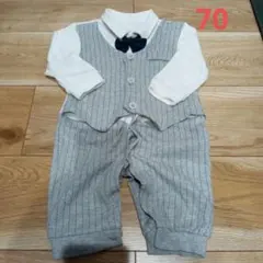 入園式　ロンパース　男の子　70cm