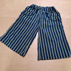 RAG MART ストライプ柄ワイドパンツ【130㎝】