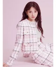 新品タグ付き☆ SNIDEL チェック ツイードジャケット