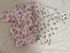 甚平 2点セット 花柄・ミッキー柄