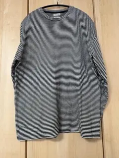 Steven Alan LOOSE FIT ボーダー長袖Tシャツ S 黒白のサムネイル