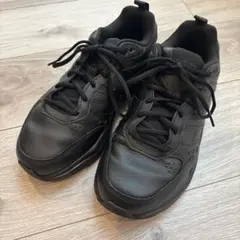 adidas ブラック　レザー スニーカー　25.5cm アディダスのサムネイル