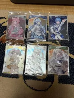 ホロライブカード ウエハース 星街すいせい 白上フブキ 6枚セット