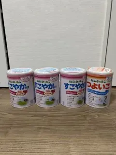 BeanStalk 粉ミルク すこやかM1 3個 つよいこ1個