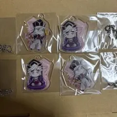 一番くじ　鬼滅の刃　～雷の兄弟～　F賞　きゅんキャラアクリルチャーム　童磨　4点