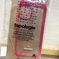 トポロジー　iPhone15 ケース　ピンク