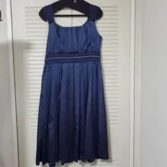 ☆REPLETE ワンピース結婚式 卒業 謝恩会 パーティー ドレス ネイビー☆