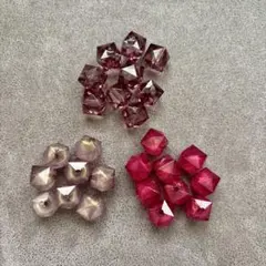 ビーズ　パープル系　大　26個