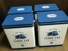 キャットフードの空き缶　フードストッカー　ミオコンボ　4缶セット