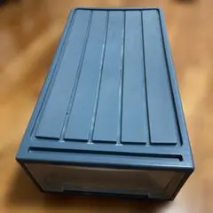 引き出し式収納ケース　衣装ケース　ネイビー　衣装ボックス　押入　インテリア送料込