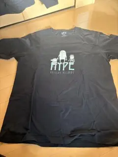 UT HYPE REISSUE RECORDS Tシャツ 黒