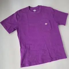 DANTON ダントン 半袖クルーネック ポケットTシャツ パープル