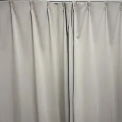 ベージュ プリーツカーテン