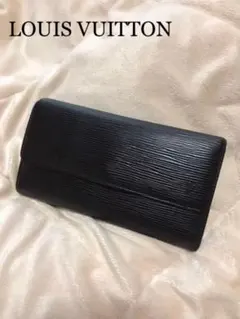 LOUIS VUITTON ルイ ヴィトン エピ　三つ折り財布　黒
