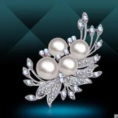 パール ブローチ