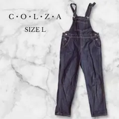 コルザ　デニムオーバーオール　サロペット　つなぎ　カジュアル　春秋　インディゴ