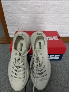 CONVERSE ALL STAR クリーム 厚底スニーカー