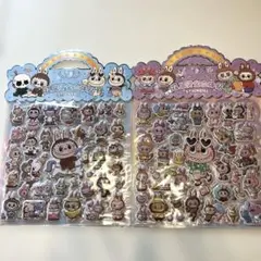 【新品未使用】ラブブ ぷくぷくシール 3Dシール 4枚セット★