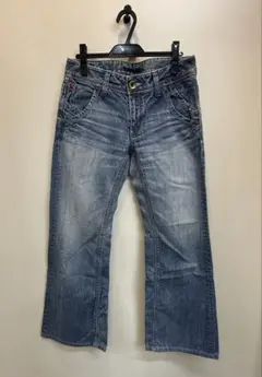 （中古）ET boite レディース フレアデニム 日本製