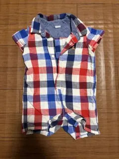 baby GAPギャップ くまさんシャツロンパース 80cm