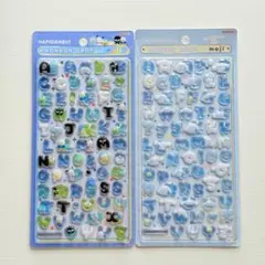 正規品　サンリオ　ボンボンドロップ 文字 はぴだんぶい シナモロール　2枚