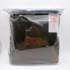 ユニクロ メンズ ヒートテックタイツ XLサイズ ブラック ワッフル素材