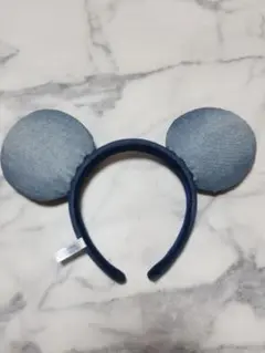 ディズニー ミッキーマウス デニム カチューシャ