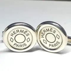 HERMES エルメス　カフリンクス　サークル　セリエ　スクエア　カットアウト HERMES エルメス カフリンクス サークル セリエ スクエア カット