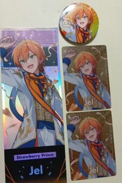 Jel すとぷり　ジェル　すとふぇすカード＆缶バッジ＆ホログラムチケット
