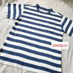 UNIQLO KIDS ボーダークルーネックＴ(半袖)☆150sizeのサムネイル