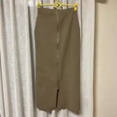 ベージュ スリットタイトスカート 未使用タグ付き