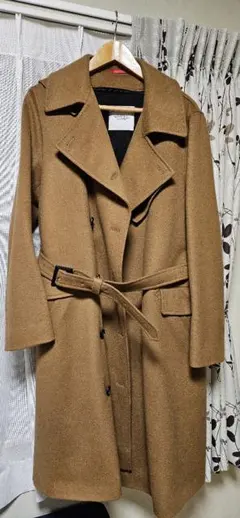 未使用品ラブレスLOVELESSヒョウ柄 シルクベロア調チェスターコート