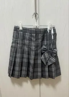 WEGO 制服　チェックスカート　リボン付き