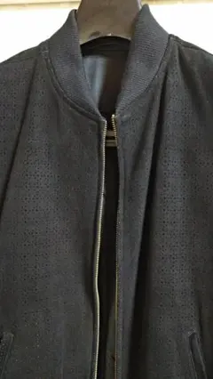 クリスマスウィークSale！★超レア ★パンチングレザーブルゾン