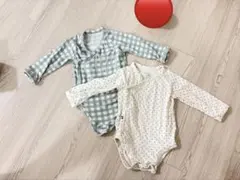 Konny 2点セット　Newborn バンブーボディスーツ　80サイズ