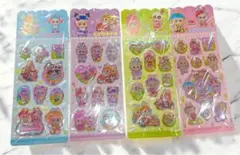 ラブブウォーターシール4枚セット