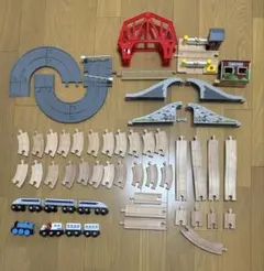木製玩具　電車　レールセット　トーマス　新幹線