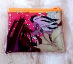 ディズニー ヴィランズ ハロウィン ハッピーくじ クルエラ C賞クリアポーチ