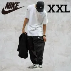 新品 NIKE ジョガーパンツ ナイロンパンツ ブラック XXL