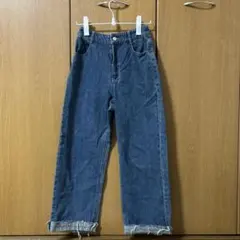 Kastane デニムブルー ハイウエストジーンズ