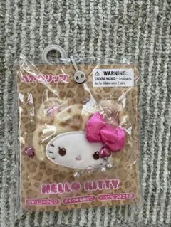 ヒョウ柄キティちゃんヘアークリップ　新品　即発送