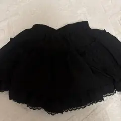 フリル ミニスカート ブラック GRL
