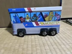 セサミストリート MONSTER 2001 クッキー缶 スチール ブリキ　バス
