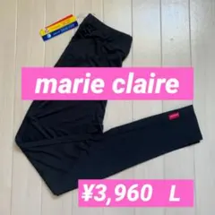 新品■3,960円【マリクレール 】レギンス　L 黒　スポーツタイツ　裏起毛
