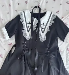 MARS2点セットスピンドル付きクロス刺繍セットアップ BLACK