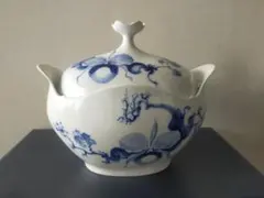 希少【Meissen】ブルーオーキッド 大型蓋物/オブジェ 約3.5L １級品 希少【Meissen】ブルーオーキッド 大型蓋物/オブジェ 約3.5L 1級品