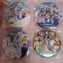 雪ミク　カラオケ　缶バッジセット