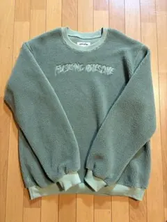 FUCKING AWESOME フリーススウェット L グリーンのサムネイル