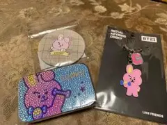 値下 BT21 きらきらケースイニシャルキーリングミラーセット JUNGKOOK